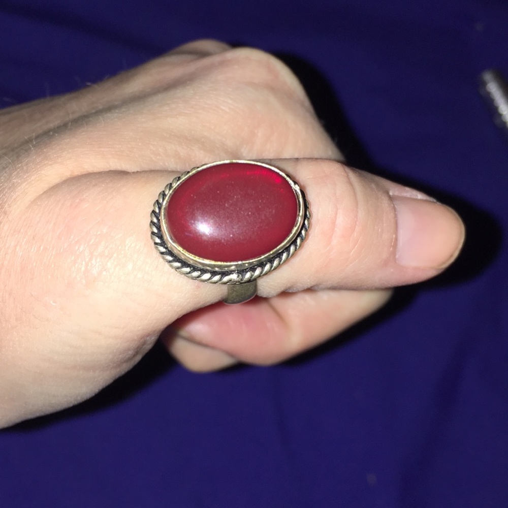 Custom Made Dark Carnelian Ring